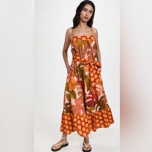 NWT Farm Rio Summer Dream Maxi Dress Sz L